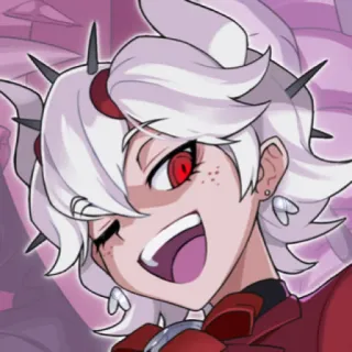 🌟 Justice Helltaker アニメ, Helltaker, Justice, 悪魔, ゲーム, キャラクター telegram sticker