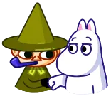 Moomin whatsapp stickers