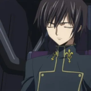 🧩 Lelouch Lamperouge Code Geass Аниме, Code Geass, Лелуш, Персонаж, Манга, Зеро telegram sticker