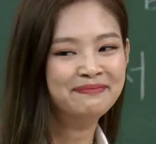 🎗 Jennie Kim K팝, 제니, 블랙핑크, 가수, 밈 whatsapp sticker