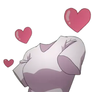 👙 camisa, corazón, ropa telegram sticker