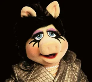 😌 Miss Piggy Muppets, Miss Piggy, Burattino, Personaggio, Intrattenimento telegram sticker
