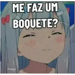 🤠 ME FAZ UM BOQUETE? telegram sticker