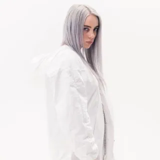 ☁️ Billie Eilish singer, Billie Eilish, pop star, musician, celebrity telegram sticker