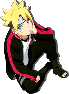 😕 Boruto Uzumaki Boruto Аниме, Манга, Боруто, Персонаж, Наруто, Ниндзя telegram sticker
