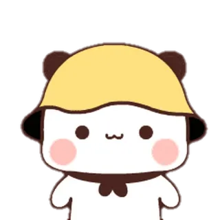 🐍 süß, kawaii, Panda, Bär, Tier, Cartoon whatsapp sticker