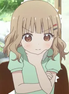 ❤️ アニメ, 漫画, 女の子, キャラクター, 可愛い, 純粋 telegram sticker