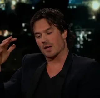 🖤 man, portrait, actor, celebrity, ian somerhalder telegram sticker