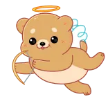 Мишка Амур (@TgSticker) whatsapp stickers