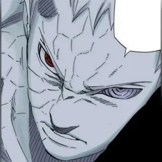 ⚫️ Obito Uchiha Naruto Anime, Manga, Ninja, Cattivo telegram sticker
