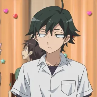 🥀 Hachiman Hikigaya My Teen Romantic Comedy SNAFU Anime, Personagem, Adolescente, Escola, Masculino telegram sticker