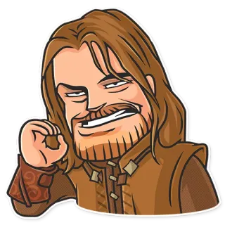 😬 Ned Stark Game of Thrones Ned Stark, Game of Thrones, tán thành, ok, hài hước telegram sticker