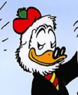 😏 Scrooge McDuck papera, cartone animato, Disney, Zio Paperone whatsapp sticker
