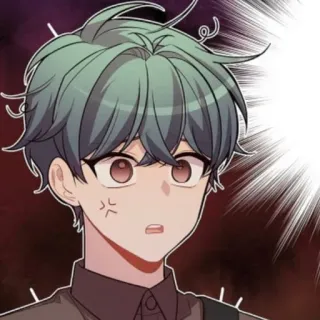😨 การ์ตูน, อนิเมะ, ผู้ชาย, โกรธ telegram sticker