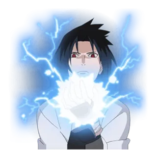 😶 Sasuke Naruto Аниме, Саске, Наруто, Ниндзя, Манга, Молния, Чидори telegram sticker