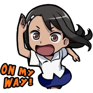 Nagatoro-san Chat @Nagatoro whatsapp stickers