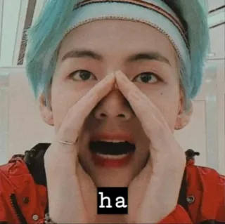 🙏 ha personne, visage, expression, K-pop, Idole whatsapp sticker