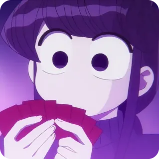 🙂 Komi Shouko Komi Can't Communicate Anime, Manga, Komi can't communicate, Komi Shouko, Mignon, Personnage whatsapp sticker