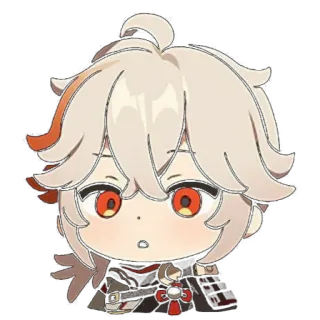 🤔 Kaedehara Kazuha Genshin Impact Anime, Pegatina, Kaedehara Kazuha, Genshin Impact telegram sticker