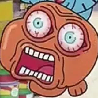 😱 Darwin Watterson The Amazing World of Gumball Cartoon, Lustig, Fisch, Darwin, The Amazing World of Gumball, Meme whatsapp sticker