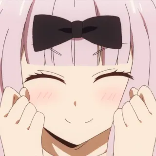 ✊ Chika Fujiwara Kaguya-sama: Love Is War Anime, Chika Fujiwara, Kaguya-sama: Love is War, Dễ thương, Kawaii whatsapp sticker