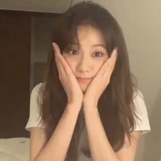 ❤ Jisoo K-pop, Blackpink, певица, знаменитость, айдол, женщина, кореянка, лицо telegram sticker