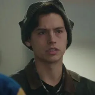 🥀 Jughead Jones Riverdale Riverdale, Jughead Jones, Cole Sprouse, teen drama, character portrait, tv show telegram sticker