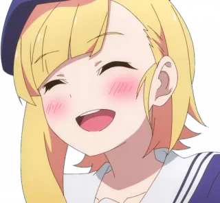 😄 anime, girl, happy, smiling, cute telegram sticker