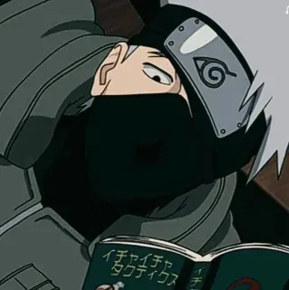 🔥 Kakashi Hatake Naruto イチャイチャタクティクス Anime, Kakashi, Naruto, Ninja, Libro telegram sticker