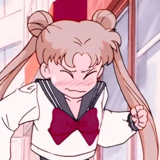 🤯 Sailor Moon anime, cartoon, sailor moon, angry, character, illustration telegram sticker