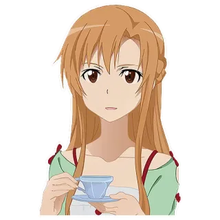 😕 Asuna Yuuki Sword Art Online Anime, Ragazza, Personaggio, Sword Art Online, Asuna, Yuuki telegram sticker