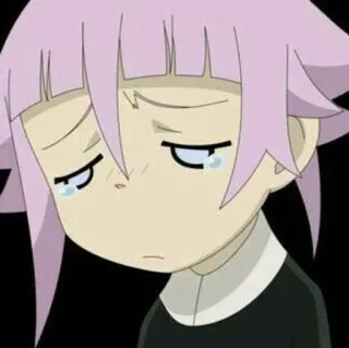 🌟 anime, sad, crying, cartoon whatsapp sticker