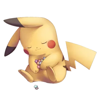 💤 Pikachu pokemon, pikachu, kawaii, lindo, estrellas, anime telegram sticker