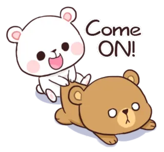 Bear Couple : Milk & Mocha  @SeanChannel telegram stickers