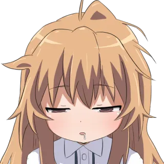 😞 Taiga Aisaka Toradora! Anime, Fille, Mignon, Toradora, Taiga whatsapp sticker