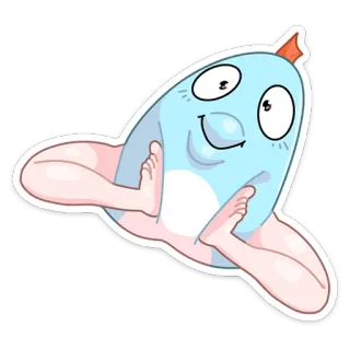 🙂 การ์ตูน, ตลก, สัตว์ประหลาด, ตัวละคร, สติกเกอร์, น่ารัก telegram sticker