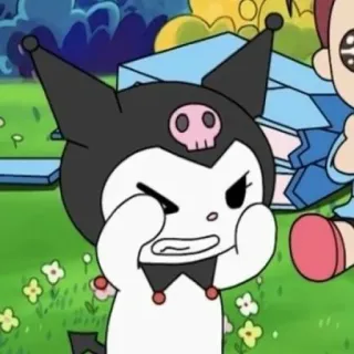 🖤 Kuromi Kuromi, Sanrio, Desenho animado, Anime, Personagem whatsapp sticker