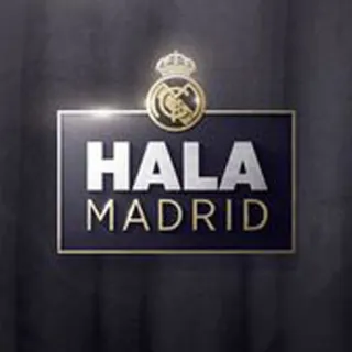 ⚽️ HALA MADRID Fußball, Fußball, Mannschaft, Sport, Real Madrid telegram sticker