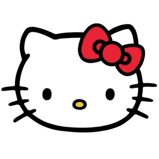 🖖 Hello Kitty Hello Kitty, Sanrio, Katze, kawaii, niedlich, Figur, Cartoon whatsapp sticker