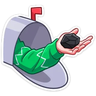 Рей и Эвер от @stickers_vk telegram stickers