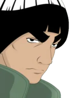 😒 Might Guy Naruto อนิเมะ, มังงะ, ไมท์ ไก, นารูโตะ, ศิลปะการต่อสู้, ตัวละคร telegram sticker