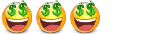 🤑 Geld, Emoji, Lächeln, Dollar, Reich, Reichtum whatsapp sticker