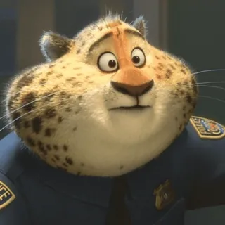 🤗 Clawhauser Zootopia telegram sticker