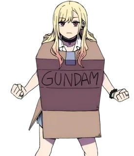 Marin Waifu • @GreySunders telegram stickers