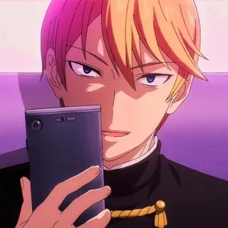 😏 Miyuki Shirogane Kaguya-sama: Love Is War Anime, Porträt, Männlich, Schüler, Teenager, Miyuki Shirogane telegram sticker