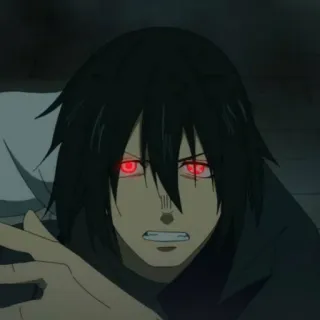 ⭕️ Sho Kusakabe Fire Force Anime, Fire Force, Sho Kusakabe, Demone, Arrabbiato, Occhi rossi telegram sticker