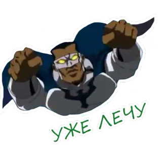 🛫 уже лечу superhero, cartoon, flying, action, animated telegram sticker