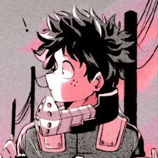 🧐 Deku My Hero Academia Anime, Deku, My Hero Academia, MHA, Héros, Manga whatsapp sticker
