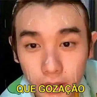 💦 QUE GOZAÇÃO whatsapp sticker