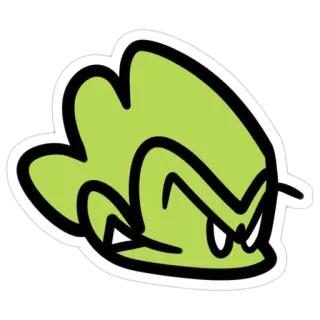 🙃 Pico Friday Night Funkin' pico, friday night funkin', cartoon, video game, character whatsapp sticker
